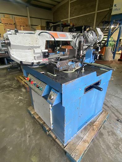 Used UZAY MAKINA 220 DG double Mitre Semi Automatic Bandsaw