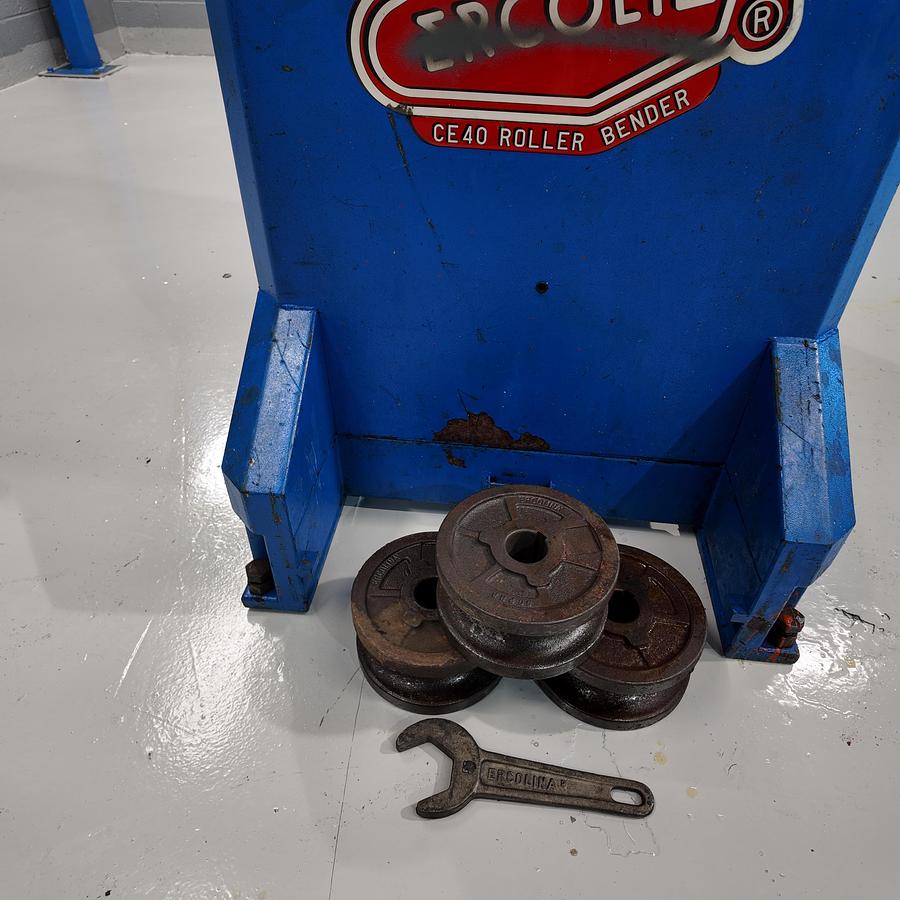 Used ERCOLINA CE40 MR3   3 roll driven 40mm shaft section roller