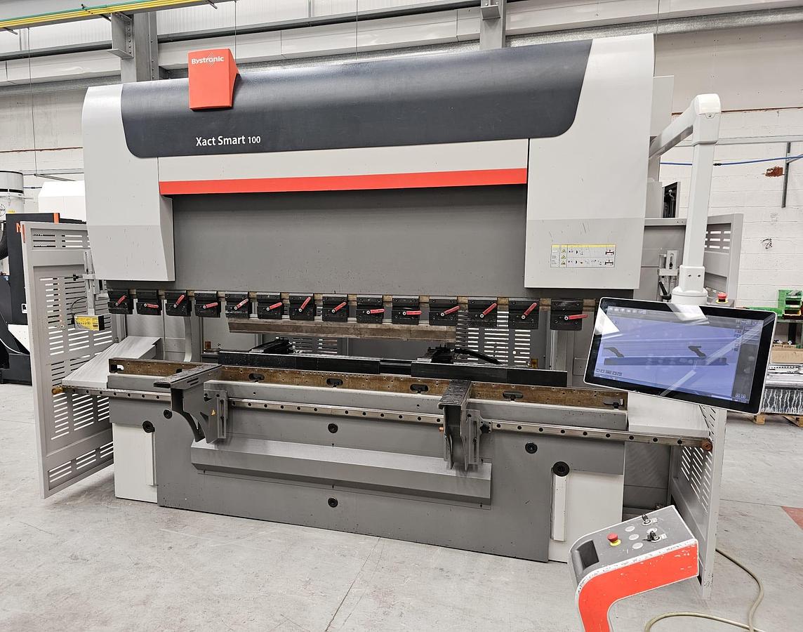 Used Bystronic Xact Smart  100 ton x 3m 6 axis cnc press brake