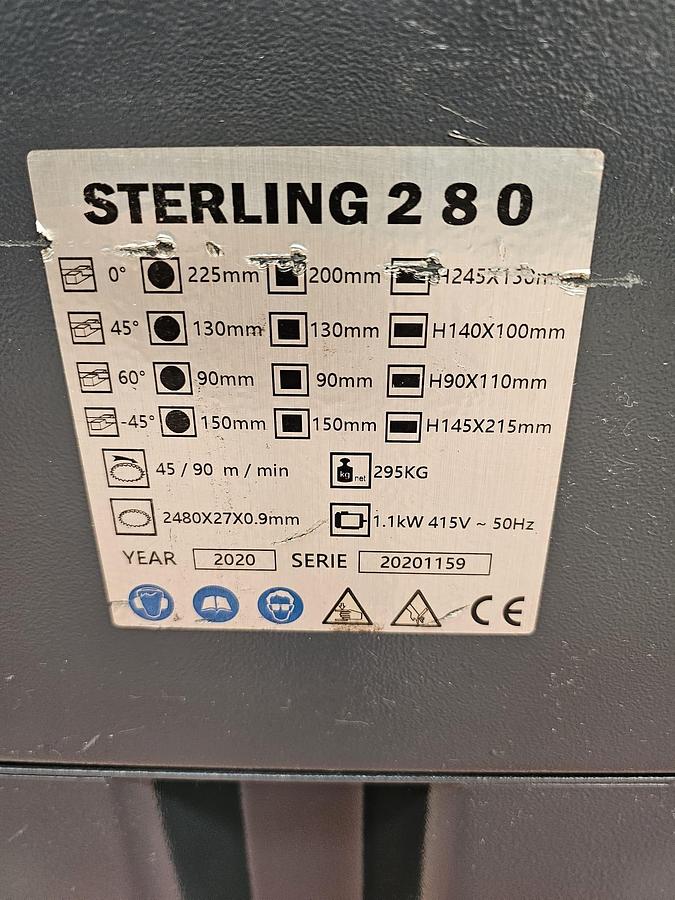 Used STERLING 280 Mitre Bandsaw