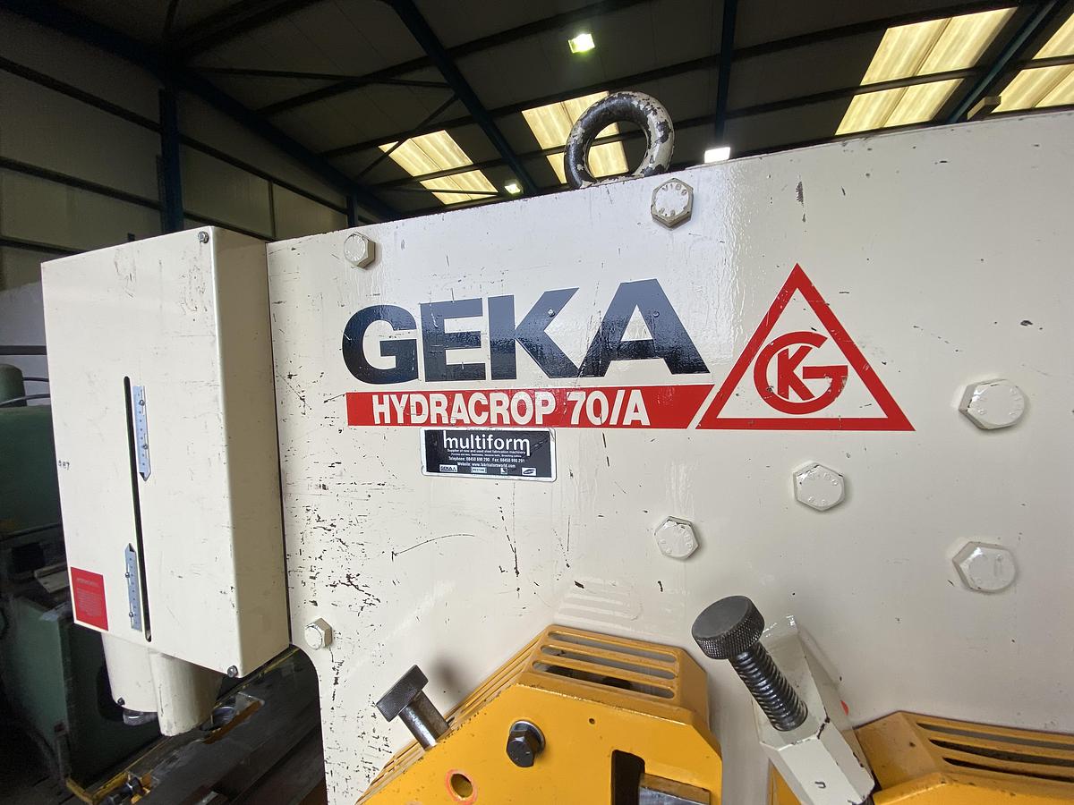 Used GEKA 70 s 5 station steelworker 70 ton Hydraulic
