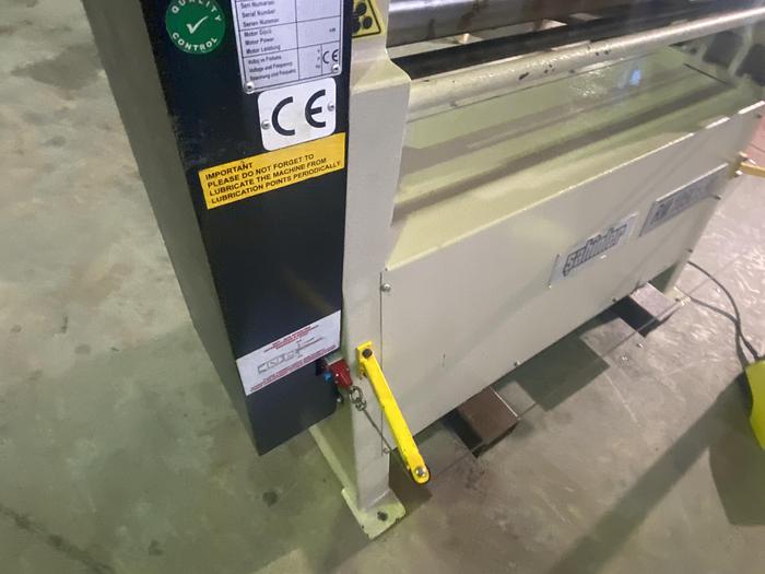 Used SAHINLER MODEL RM 1050mm x 90mm Power bending rollers