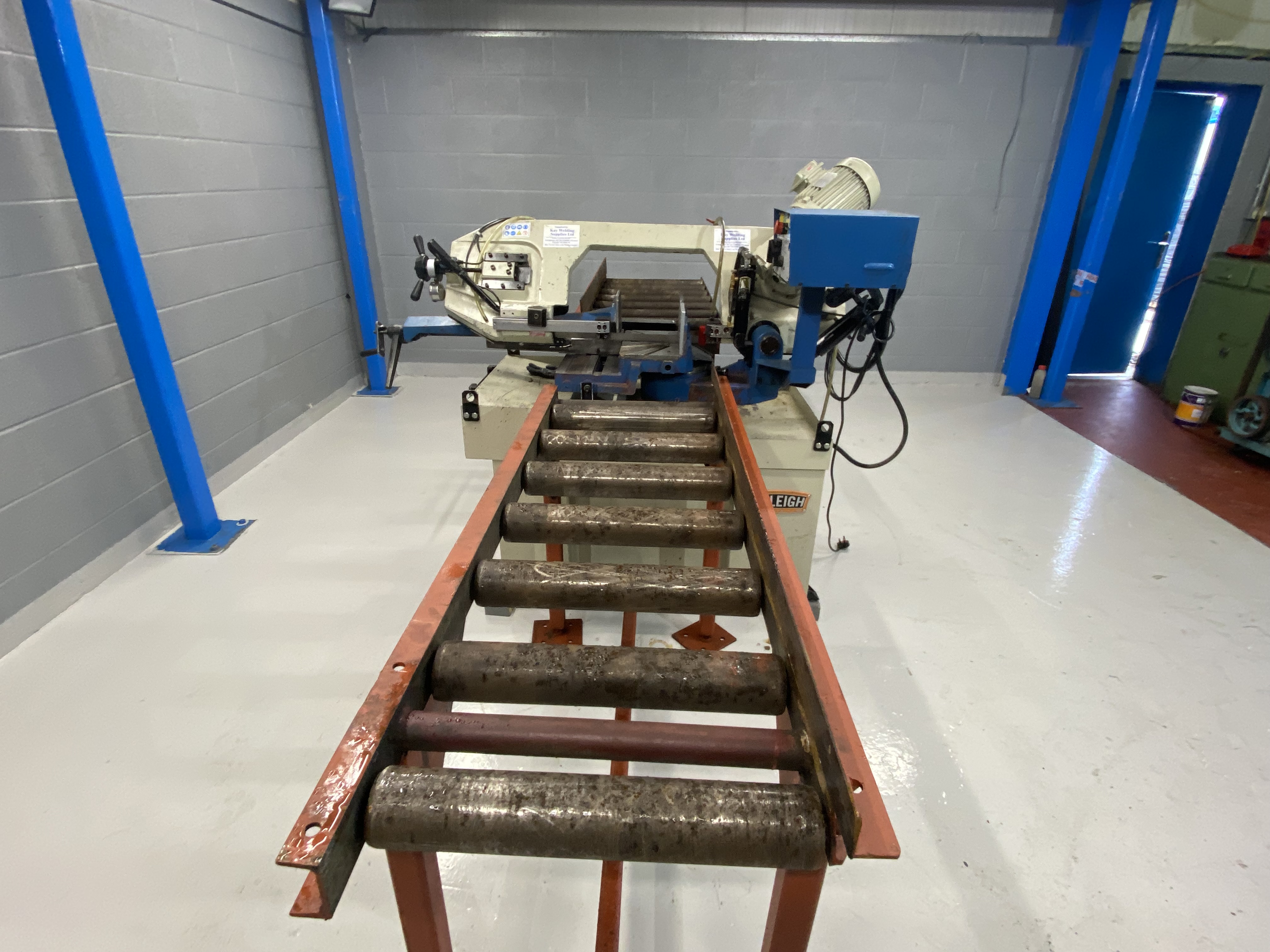 Used Baileigh BS-350M Dual Mitre Horizontal Bandsaw 240 volts