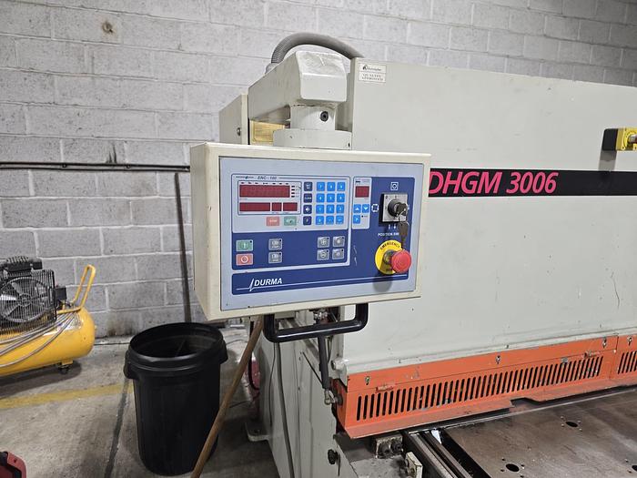 Used Durma DHGM 3006   3100mm x 6mm Hydraulic Guillotine
