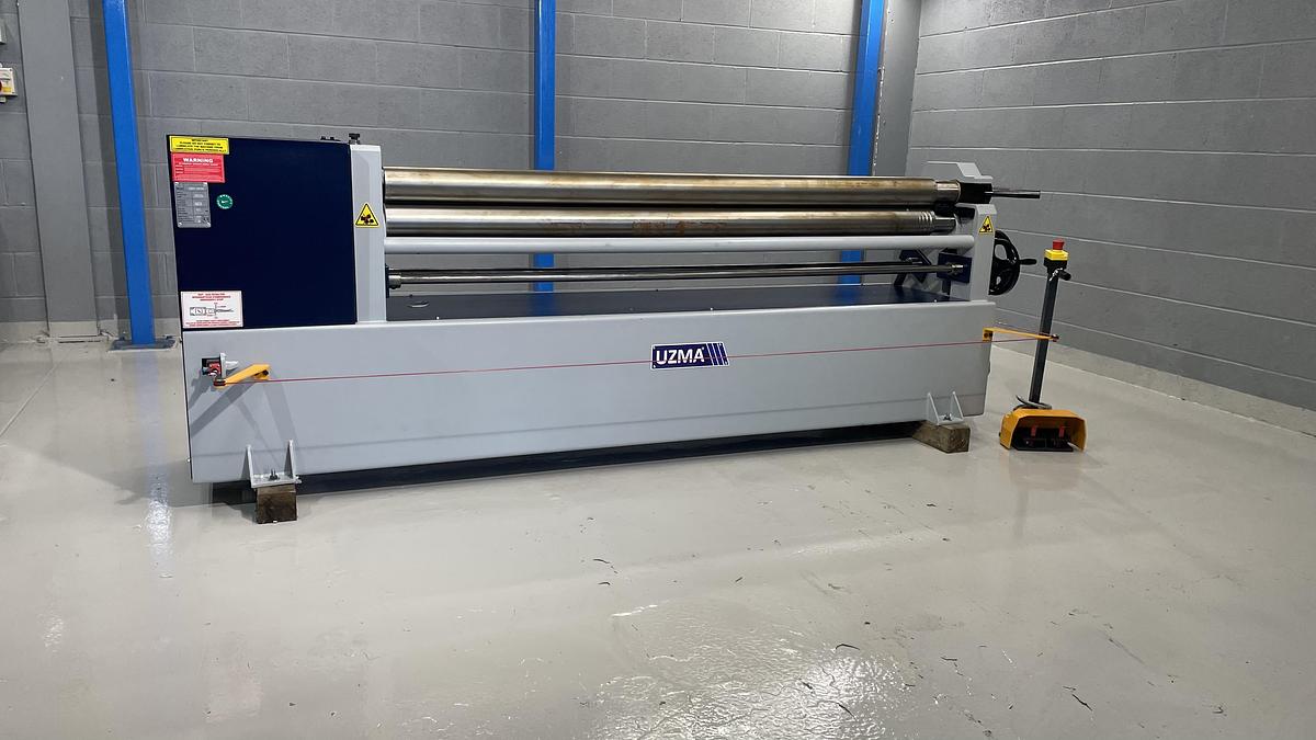 UZMA Model IRM Power operated Bending rollers 2ooomm x 110mm