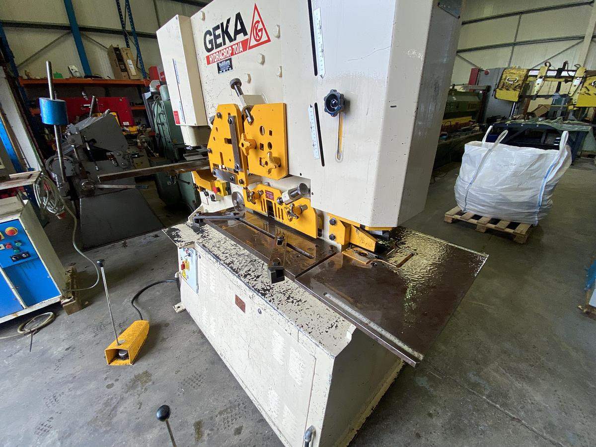 Used GEKA 70 s 5 station steelworker 70 ton Hydraulic
