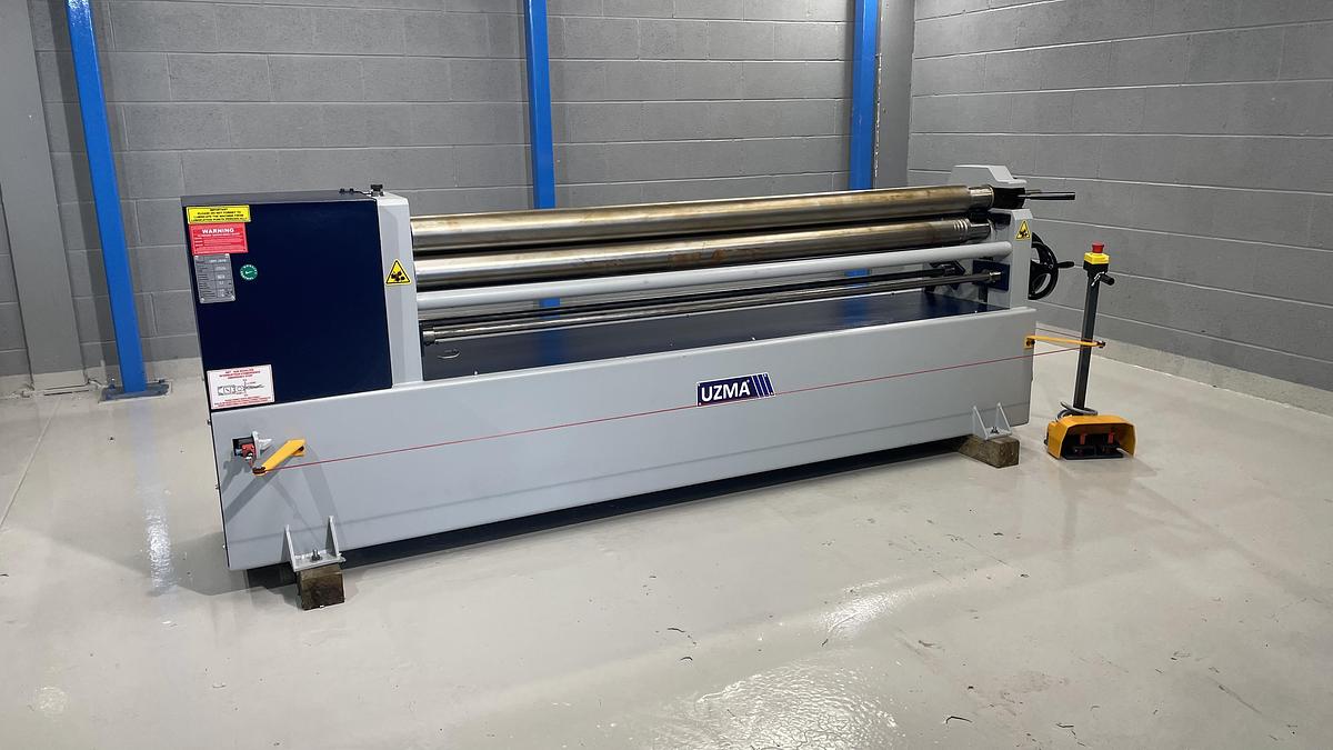 UZMA Model IRM Power operated Bending rollers 2ooomm x 110mm