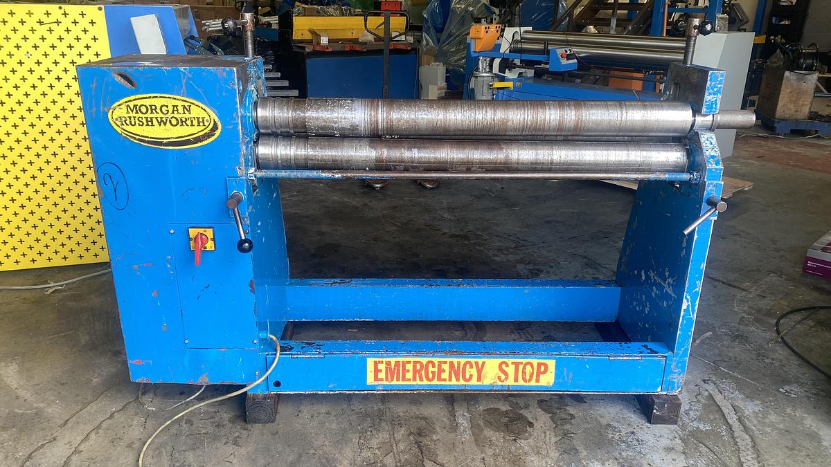 Used Morgan Rushworth  TRTS 1300mm x 3.2mm Power Bending rollers