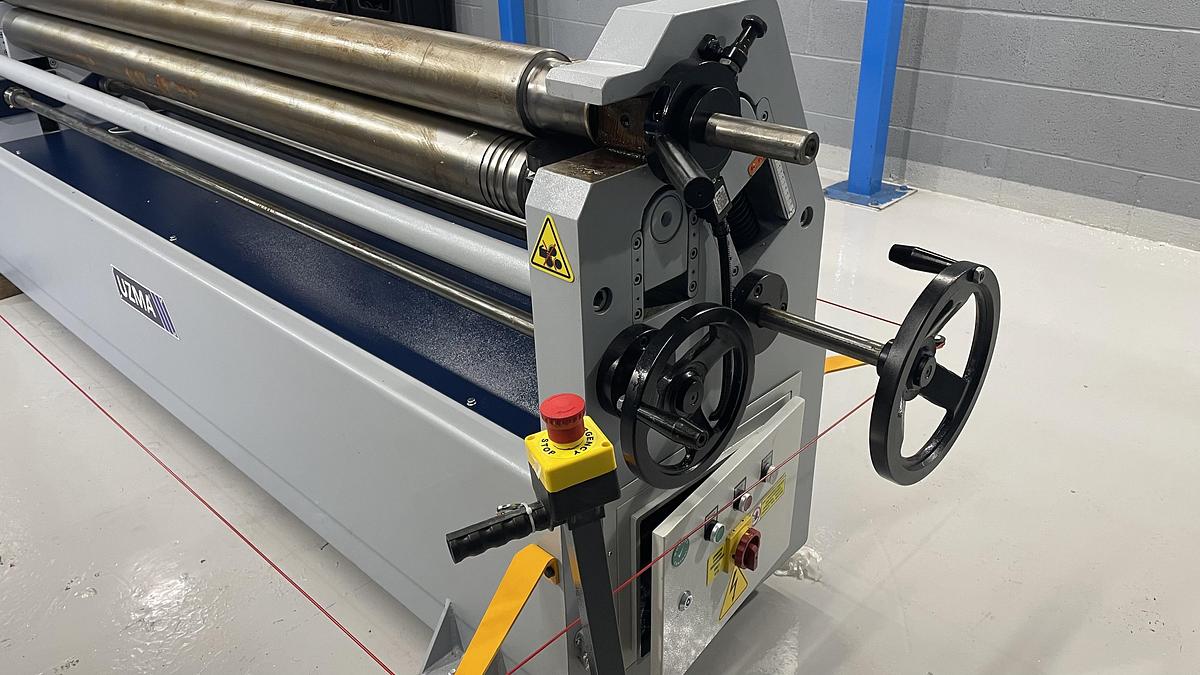 UZMA Model IRM Power operated Bending rollers 2ooomm x 110mm