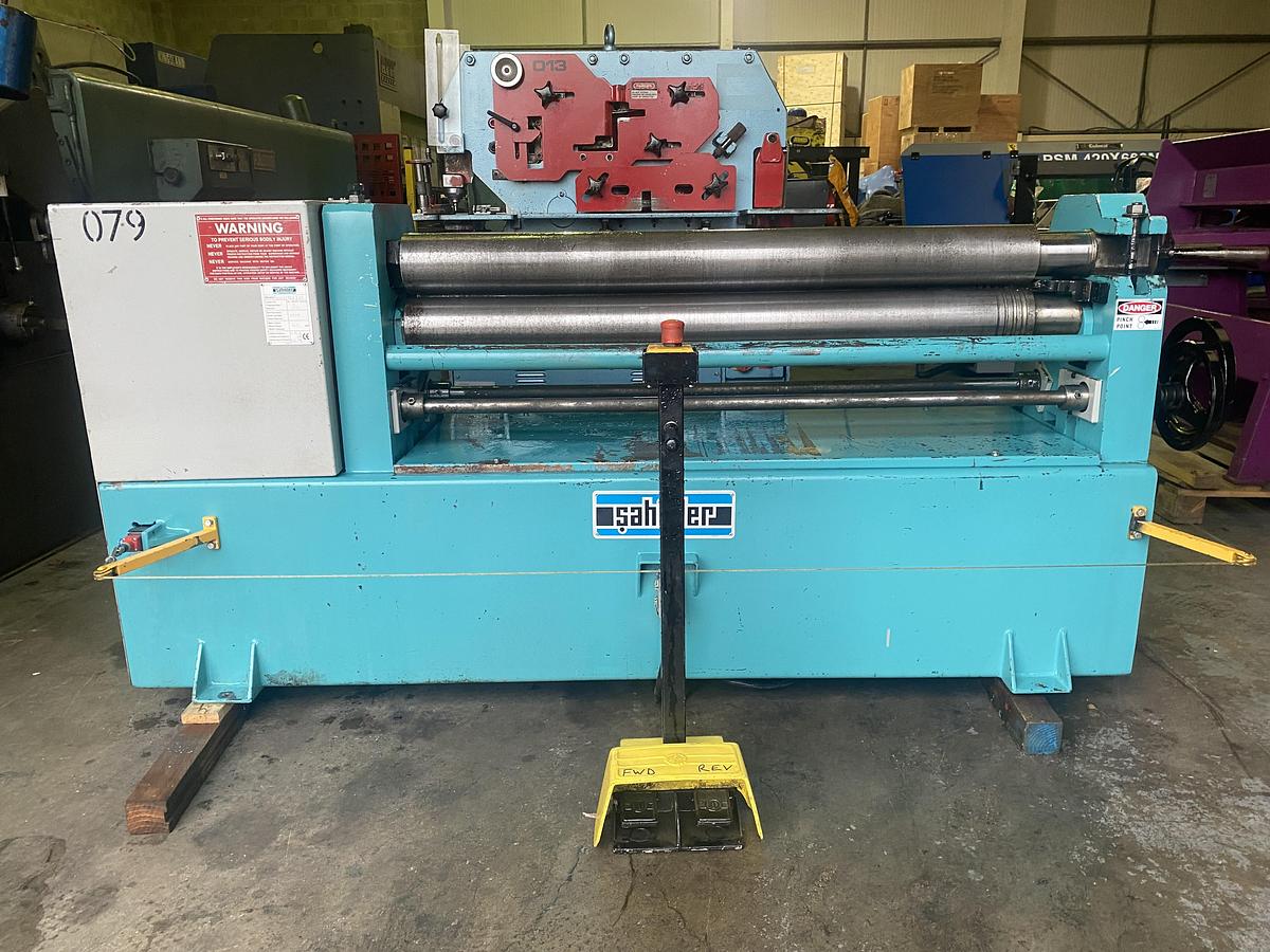 Used Sahinler IRM 1270mm x 110mm diameter bending rollers