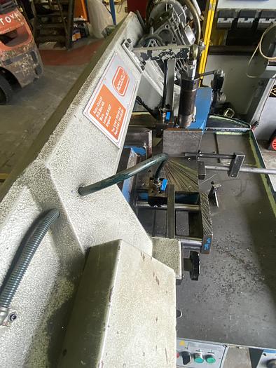 Used UZAY MAKINA 220 DG double Mitre Semi Automatic Bandsaw