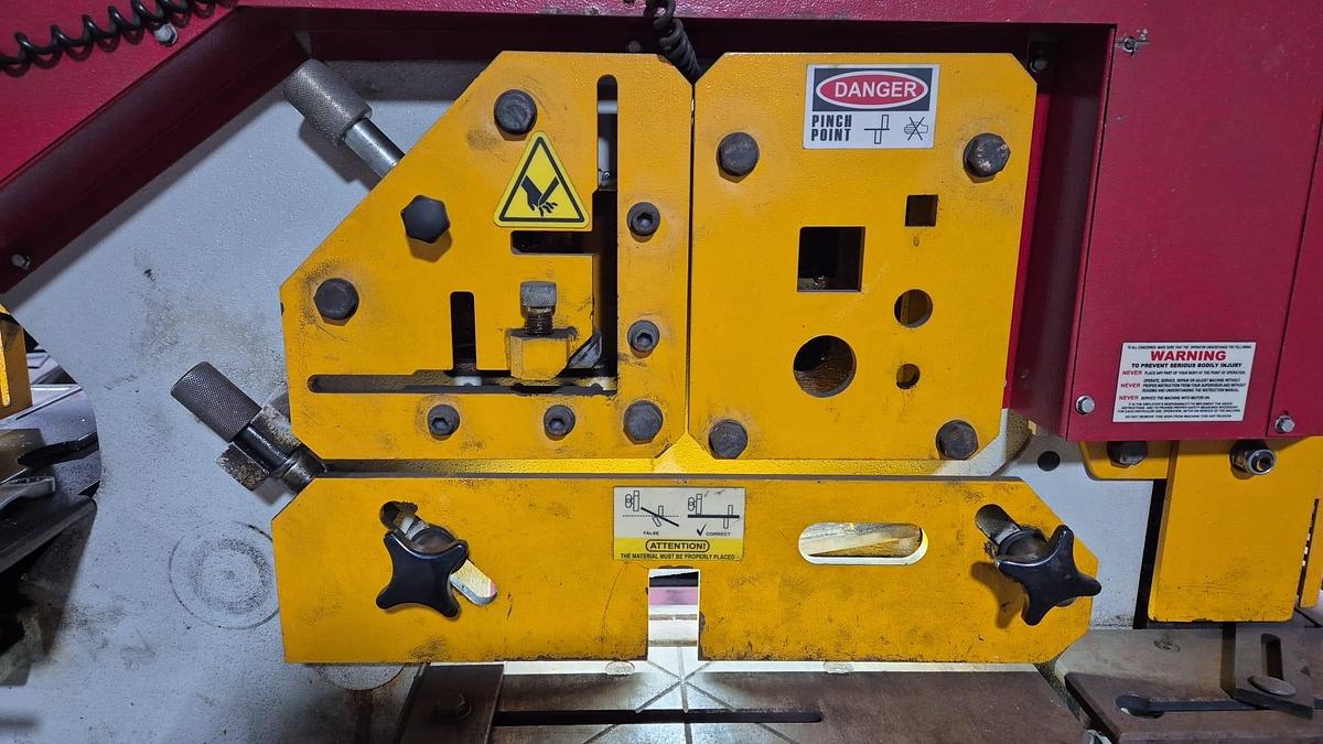 Used Morgan Rushworth Sahinler 70 ton 2 cylinder 5 station steelworker