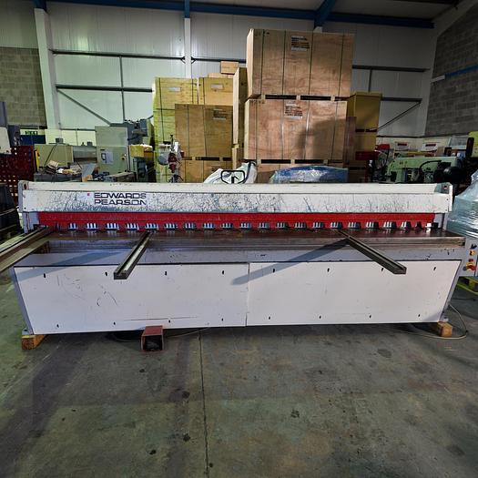 Used EDWARDS PEARSON 3m x 3mm Mechanical |Direct drive guillotine
