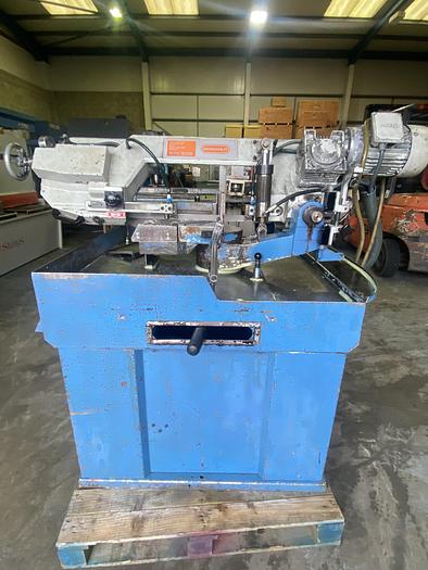 Used UZAY MAKINA 220 DG double Mitre Semi Automatic Bandsaw