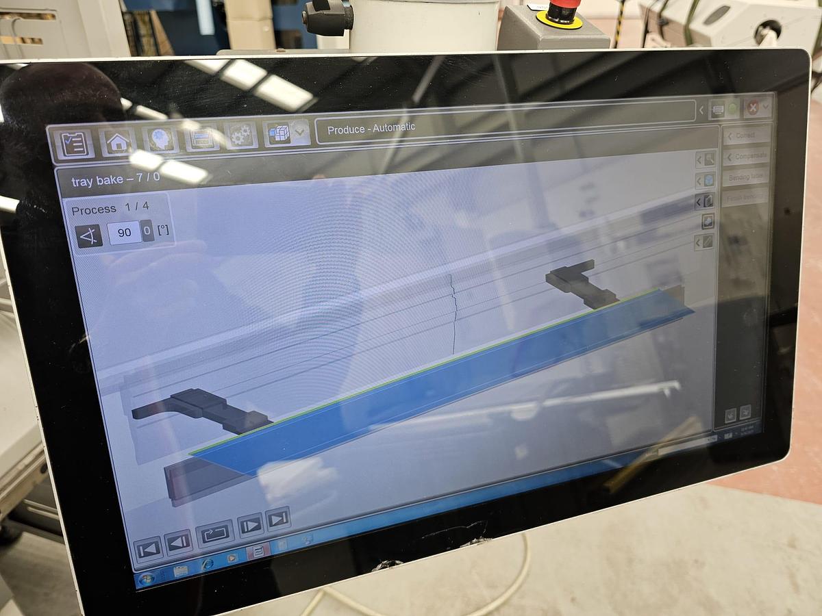 Used Bystronic Xact Smart  100 ton x 3m 6 axis cnc press brake