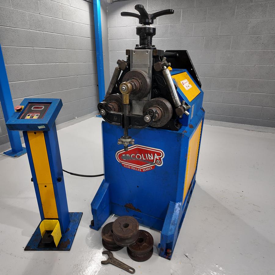 Used ERCOLINA CE40 MR3   3 roll driven 40mm shaft section roller