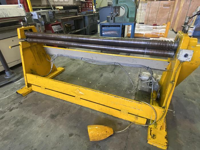 Used EDWARDS EGP   2m x 75mm Diameter Power operated bending rollers