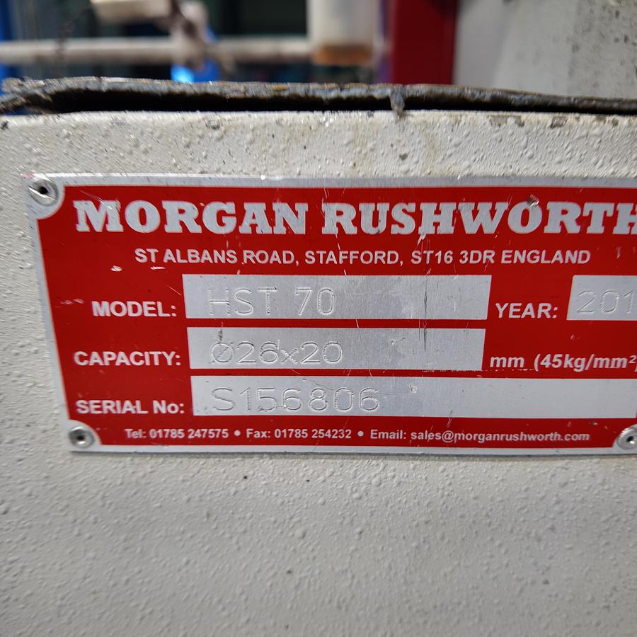 Used Morgan Rushworth Sahinler 70 ton 2 cylinder 5 station steelworker
