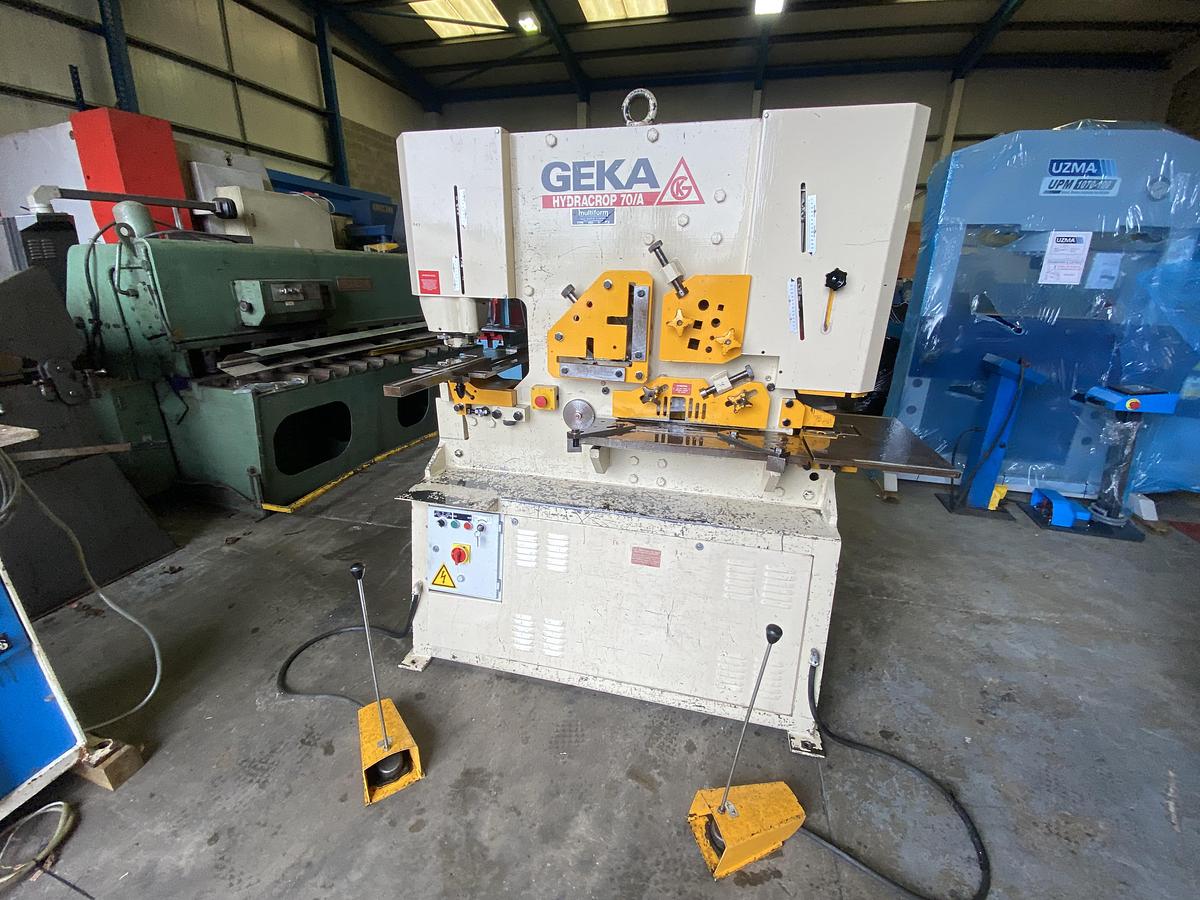 Used GEKA 70 s 5 station steelworker 70 ton Hydraulic