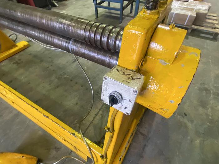 Used EDWARDS EGP   2m x 75mm Diameter Power operated bending rollers