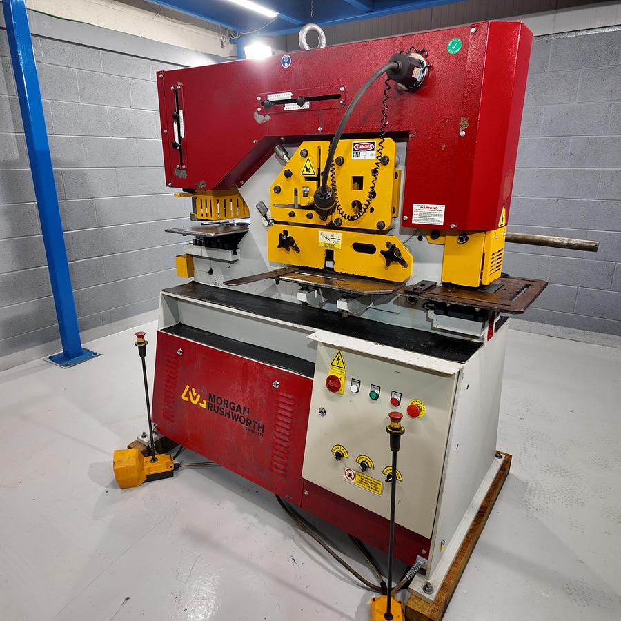 Used Morgan Rushworth Sahinler 70 ton 2 cylinder 5 station steelworker