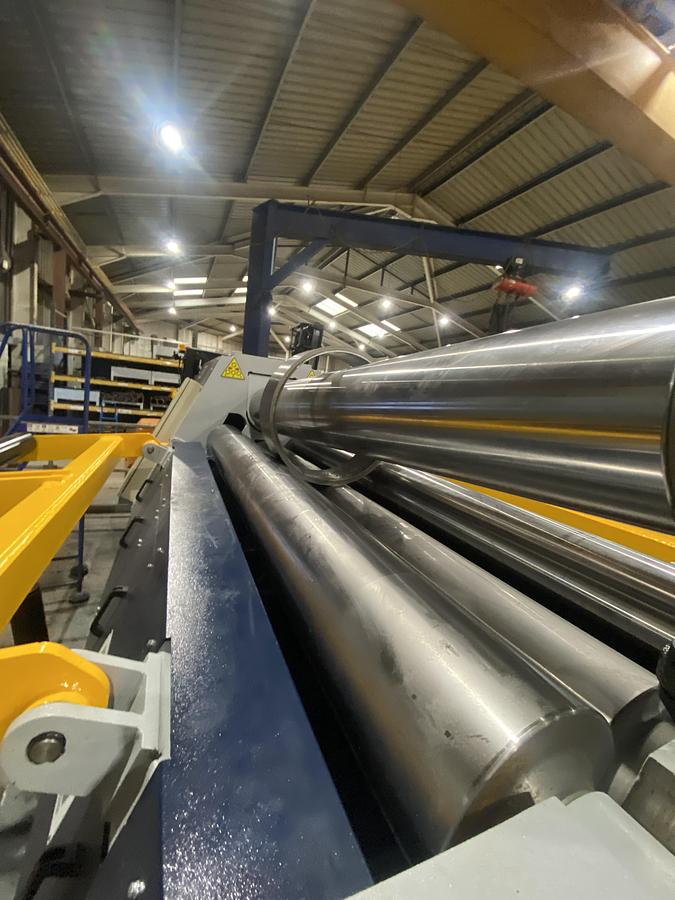 UZMA UHSS 4   4 roll Hydraulic Bending Roll