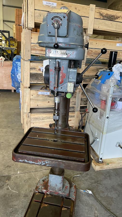Used ELLIOT Progress 3A heavy duty Pillar drill