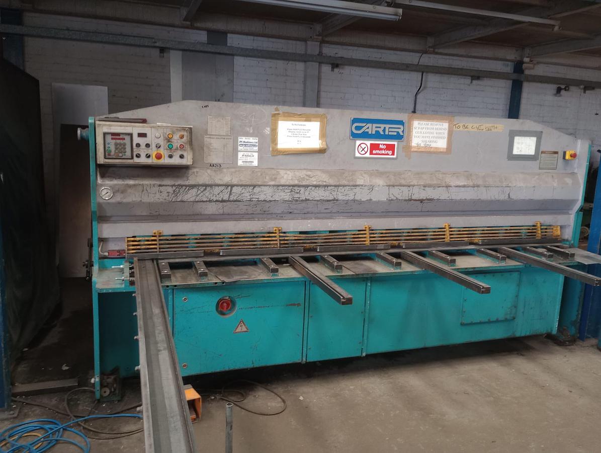 Used SIMERON 3m x 6.5mm Hydraulic variable Angle shear