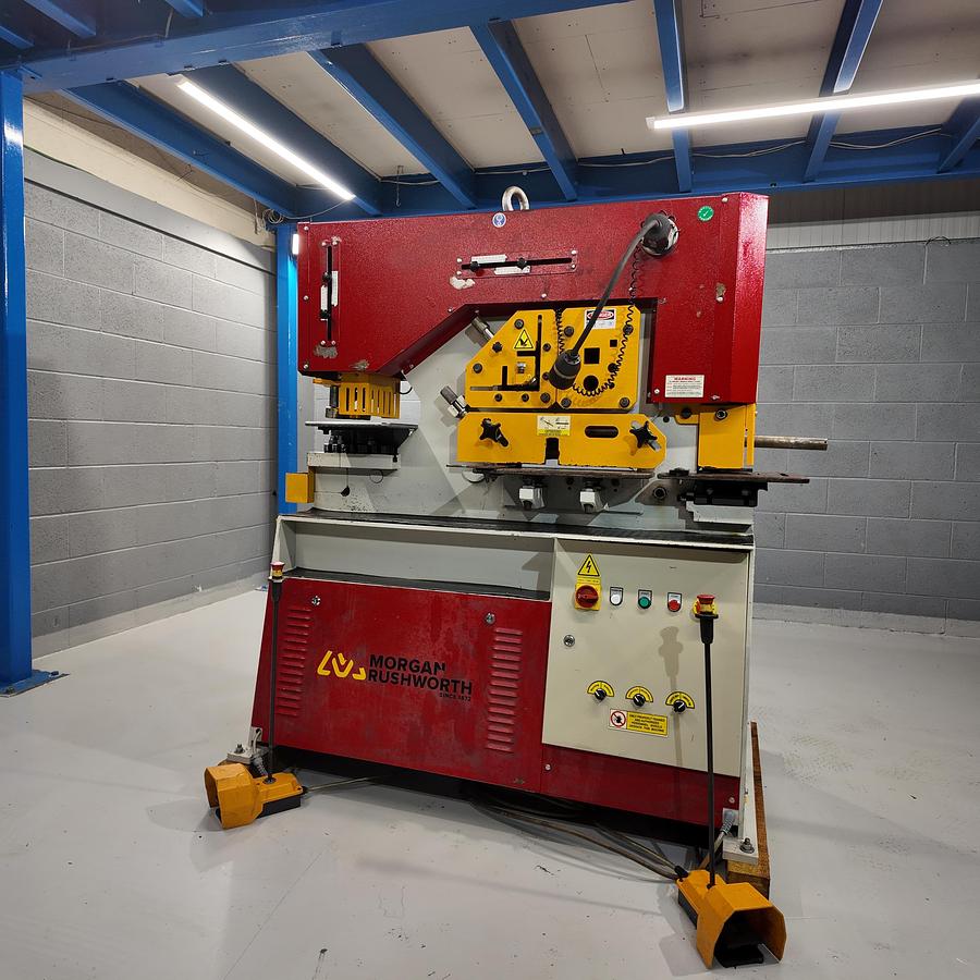 Used Morgan Rushworth Sahinler 70 ton 2 cylinder 5 station steelworker