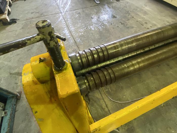 Used EDWARDS EGP   2m x 75mm Diameter Power operated bending rollers