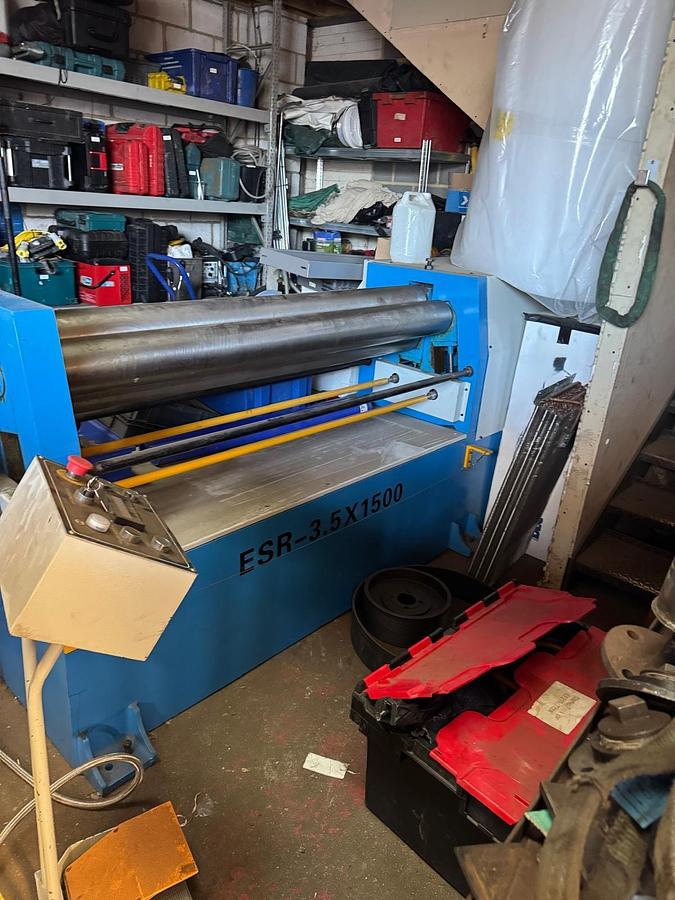 Used MACH-ROLL ESR 1500mm x 3.5mm  bending rollers 