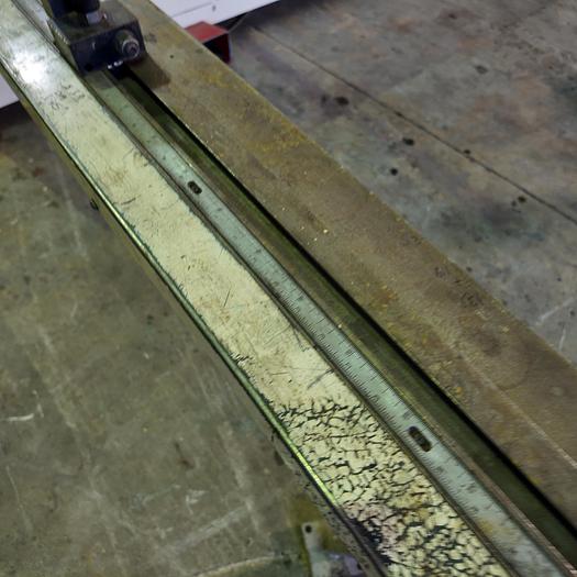 Used EDWARDS PEARSON 3m x 3mm Mechanical |Direct drive guillotine