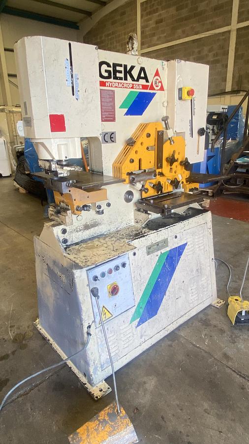 Used GEKA 55 5 station Hydraulic steelworker