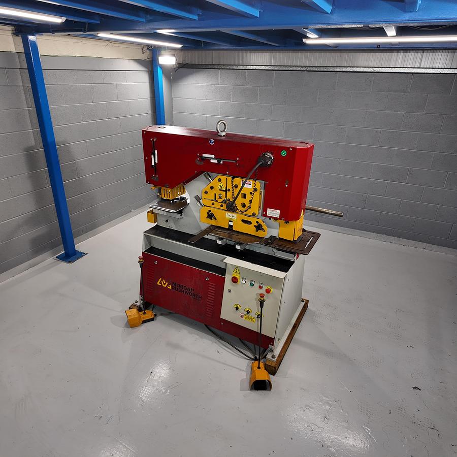 Used Morgan Rushworth Sahinler 70 ton 2 cylinder 5 station steelworker