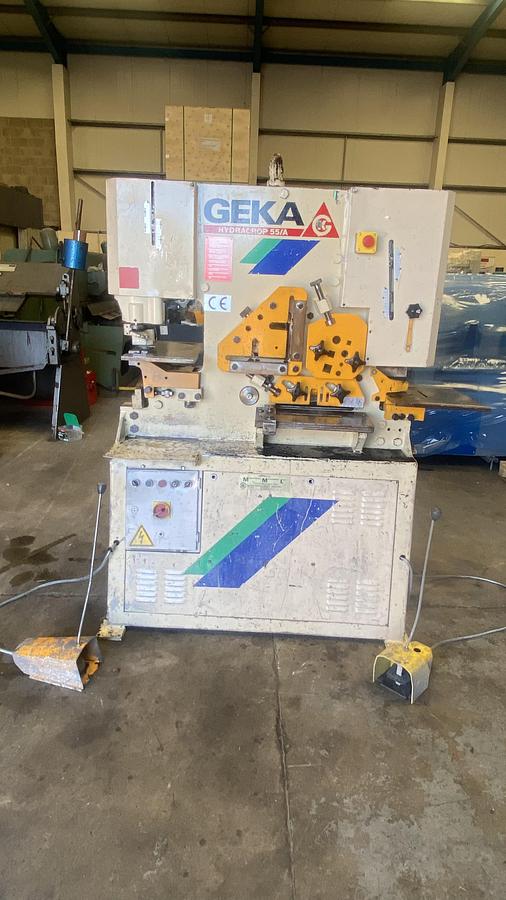 Used GEKA 55 5 station Hydraulic steelworker