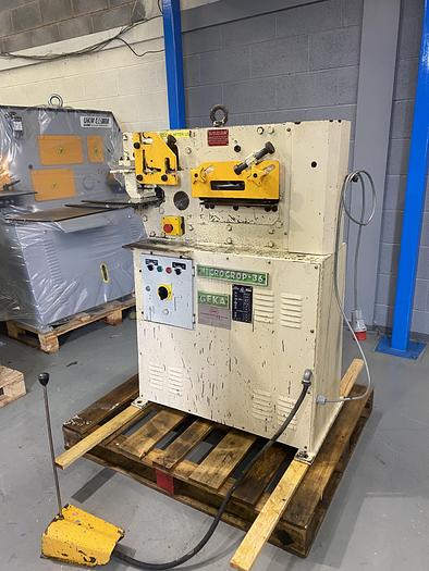 Used GEKA  MICROCROP.  36 ton steelworker