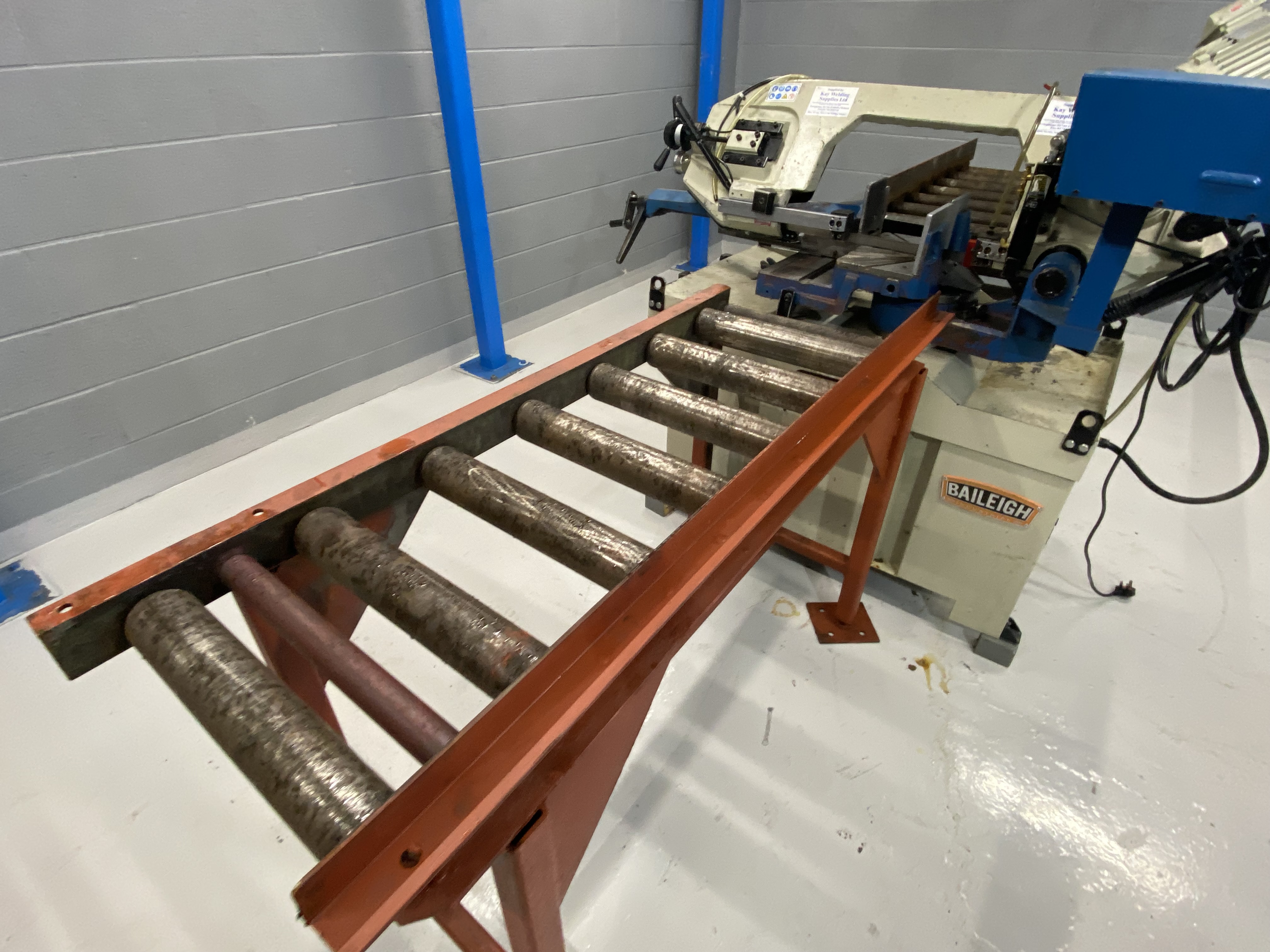 Used Baileigh BS-350M Dual Mitre Horizontal Bandsaw 240 volts