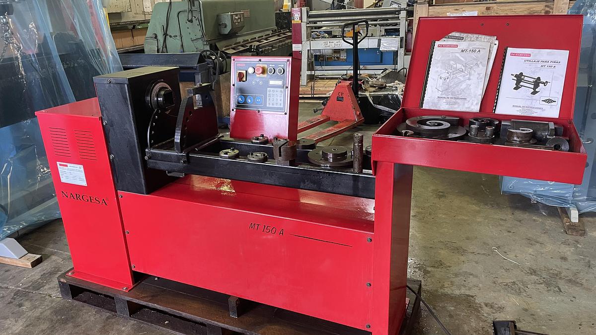 Used Nargesa MT150A including Basket making attachment