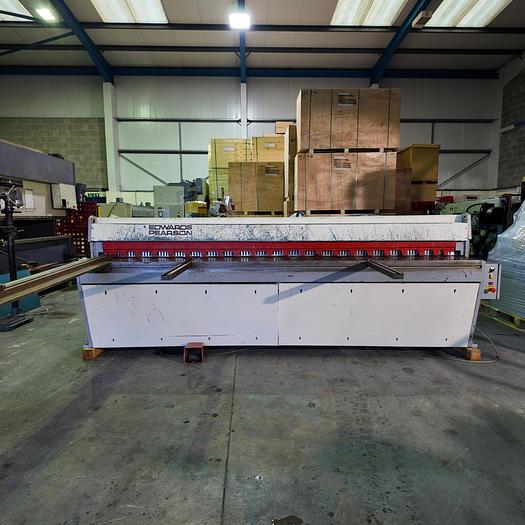 Used EDWARDS PEARSON 3m x 3mm Mechanical |Direct drive guillotine