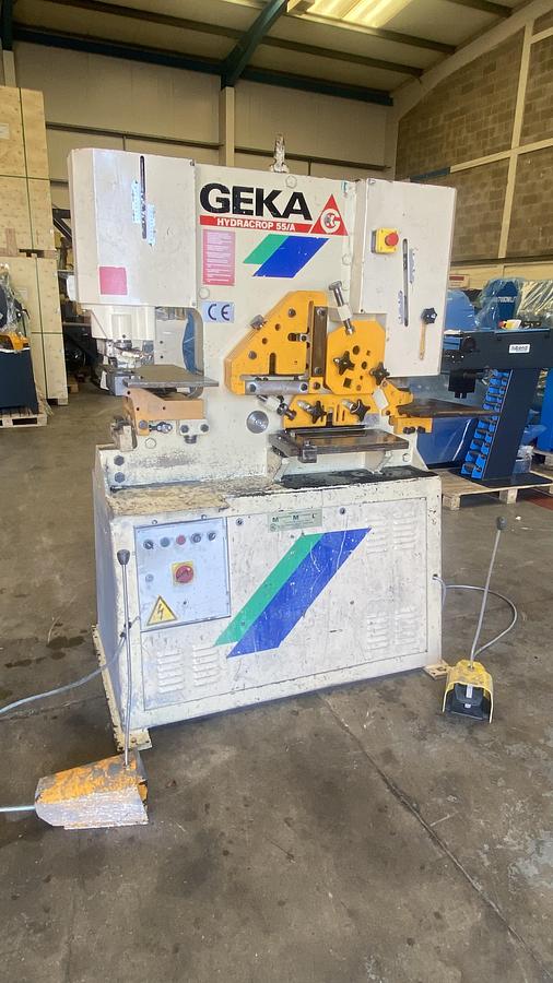 Used GEKA 55 5 station Hydraulic steelworker