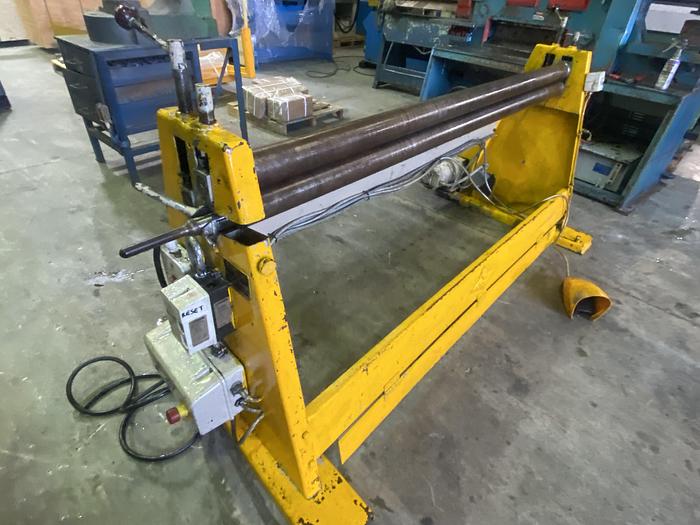 Used EDWARDS EGP   2m x 75mm Diameter Power operated bending rollers