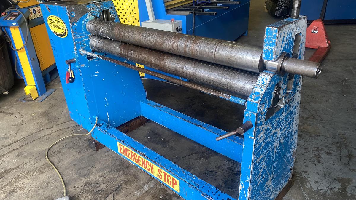 Used Morgan Rushworth  TRTS 1300mm x 3.2mm Power Bending rollers