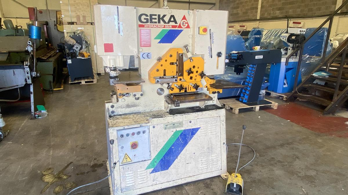 Used GEKA 55 5 station Hydraulic steelworker