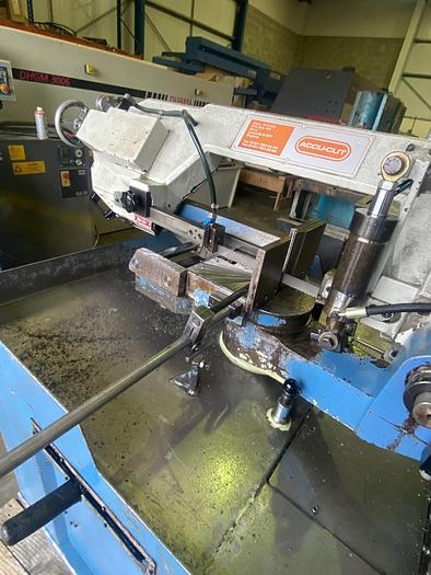 Used UZAY MAKINA 220 DG double Mitre Semi Automatic Bandsaw