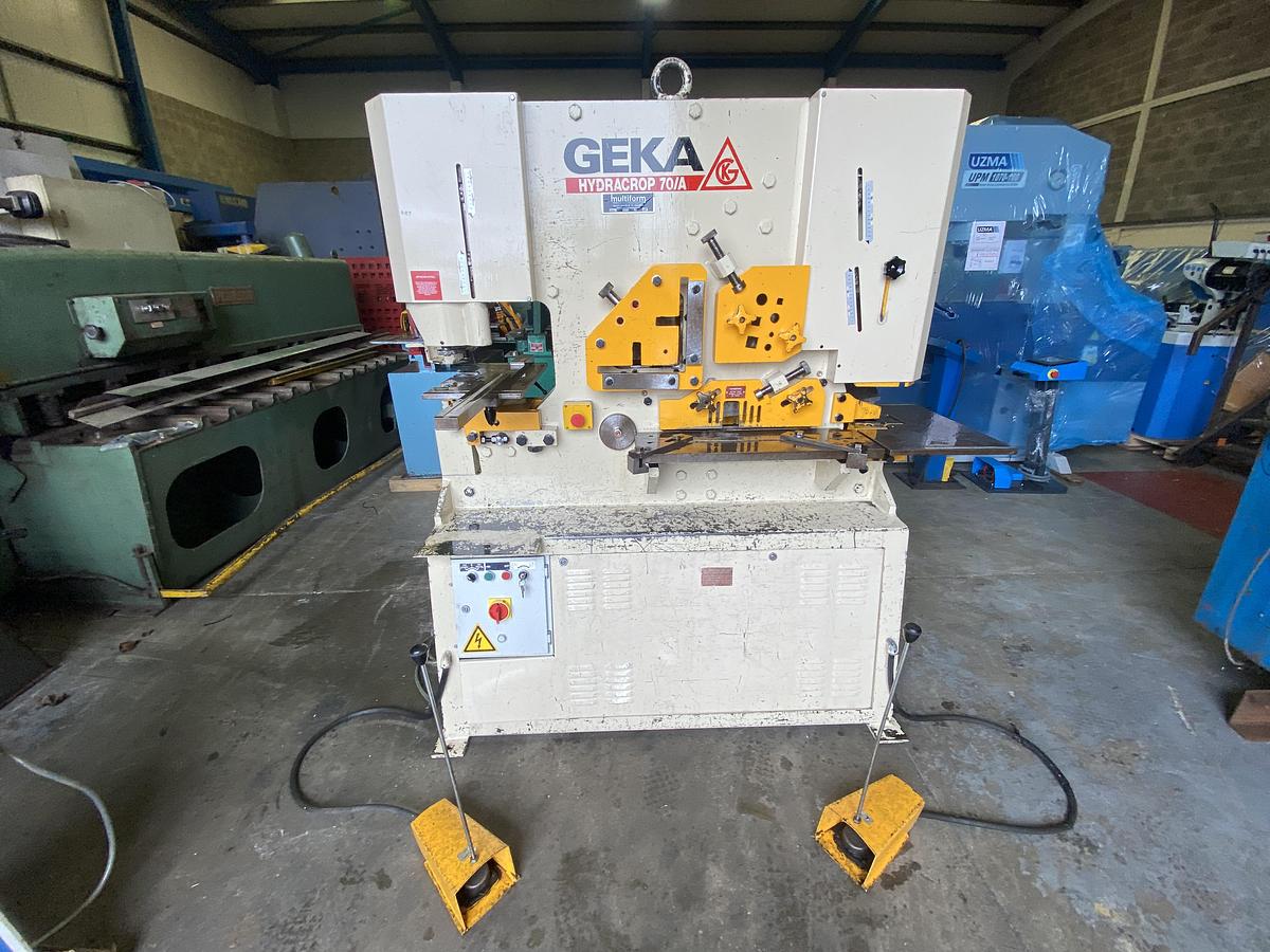 Used GEKA 70 s 5 station steelworker 70 ton Hydraulic