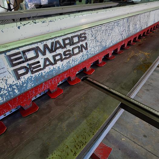 Used EDWARDS PEARSON 3m x 3mm Mechanical |Direct drive guillotine