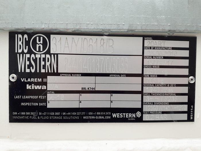 Used ABBI 1940L Fuel tank – Towable Bowser