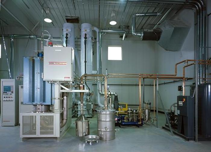 Used Reactor, Powder Synthesis, Furnace, 1600 Deg C, Scrubber, #C742550