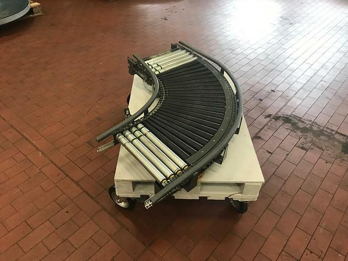 Gebraucht KNAPP Rollenbahnkurve Kurvenförderer 90 Grad