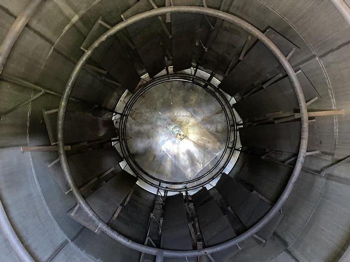 Used Used approximately 21,500 gallon vertical stainless steel tank.
